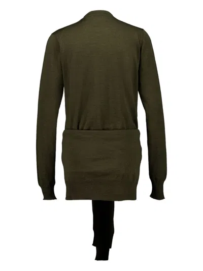 Stella Mccartney Tie-front Crewneck Jumper In Brown