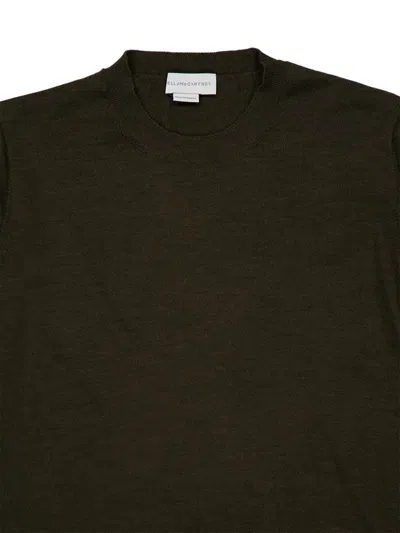 Stella Mccartney Tie-front Crewneck Jumper In Brown