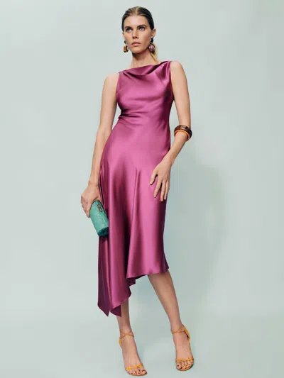 Reformation Robe En Soie Scotia