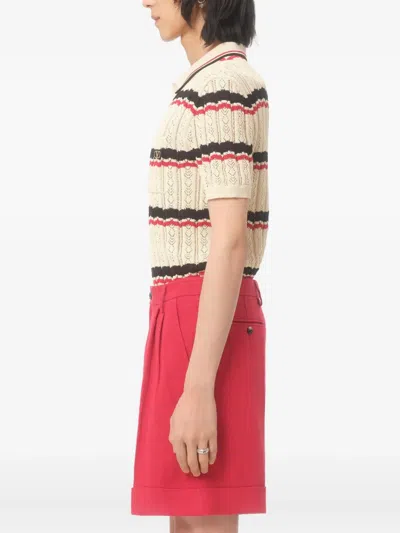 Valentino Polo Shirt Vlogo Signature In Multi