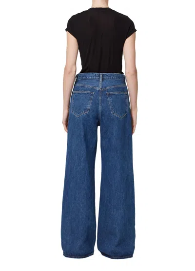 Agolde Jeans With Belt Loops In Blue