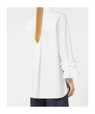 Max Mara Flared Washed Poplin Shirt