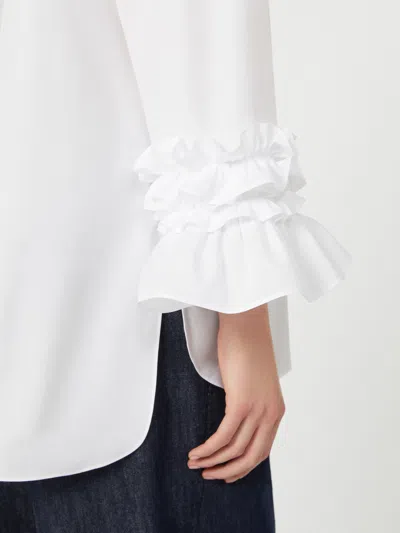 Max Mara Flared Washed Poplin Shirt