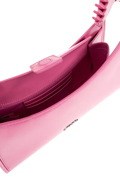 Marc Jacobs The Claw Clip Shoulder Bag In Brushed Leather Color Pink