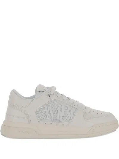 Amiri Logo-embellished Low-top Sneakers In White