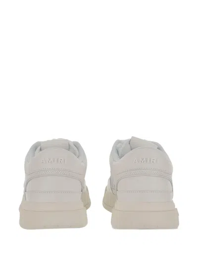 Amiri Logo-embellished Low-top Sneakers In White