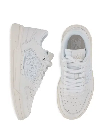 Amiri Logo-embellished Low-top Sneakers In White