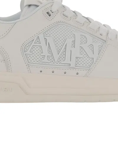 Amiri Logo-embellished Low-top Sneakers In White