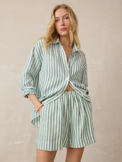 Faherty Laguna Linen Bayview Short