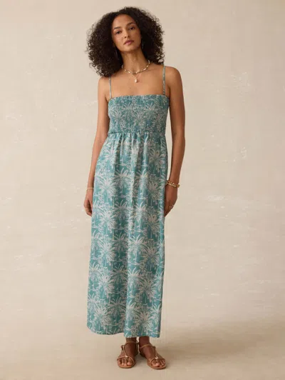 Faherty Sunrise Smocked Dress