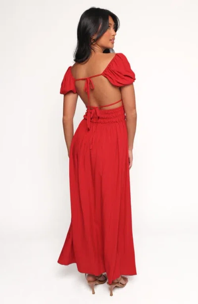 Petal And Pup Petal & Pup Theodora Maxi Dress In Red