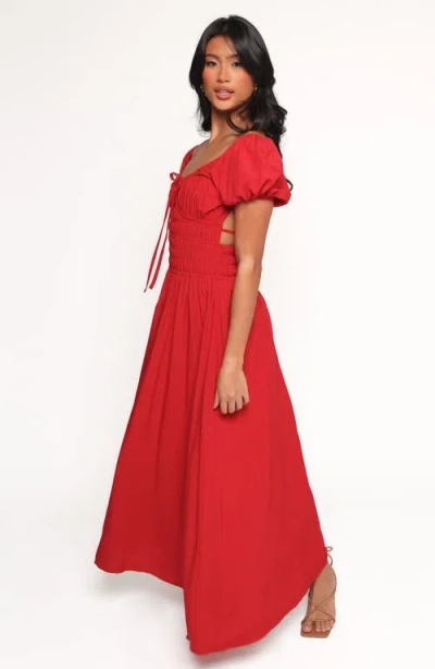 Petal And Pup Petal & Pup Theodora Maxi Dress In Red
