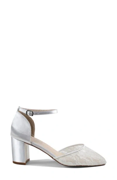 Touch Ups Hazel Ankle Strap Pump In Silver
