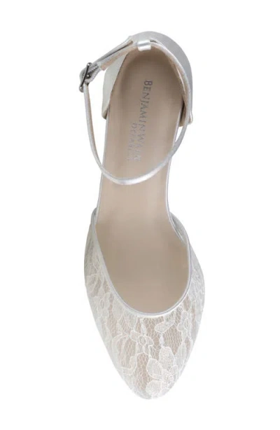 Touch Ups Hazel Ankle Strap Pump In Silver