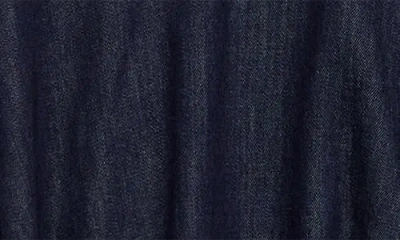 Mango Cotton Mix Soft Denim Bubble Mini Skirt In Blue