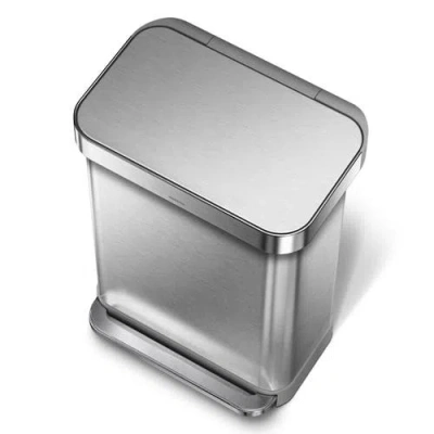 Simplehuman 55l Rectangular Step Can With Liner Pocket