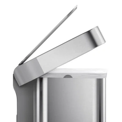 Simplehuman 45 Litre Rectangular Step Can With Liner Pocket With Plastic Lid