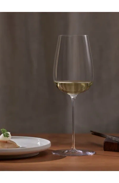 Orrefors Frantzén Set Of 2 Handmade White Wine Glasses