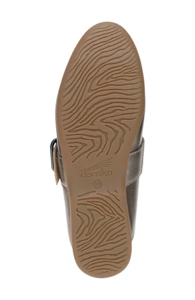 Dansko Lotus Mary Jane Mule In Gray