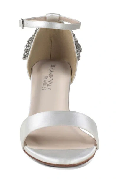 Touch Ups Olivia Ankle Strap Sandal In White