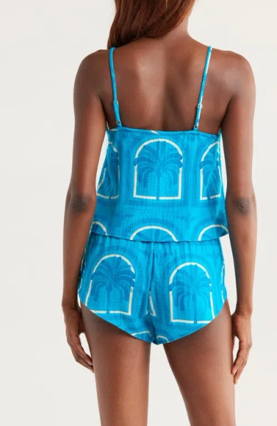 Kilo Brava Print Crop Camisole & Tap Shorts Set