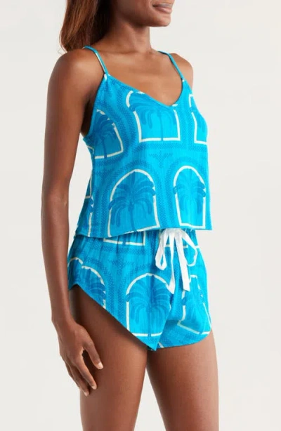 Kilo Brava Print Crop Camisole & Tap Shorts Set