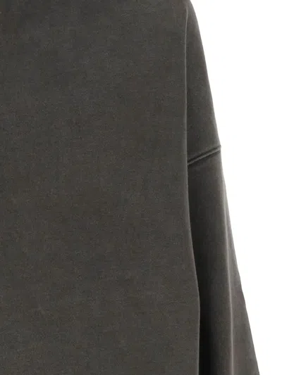 We11 Done Black Standard Logo Turtleneck In Gray