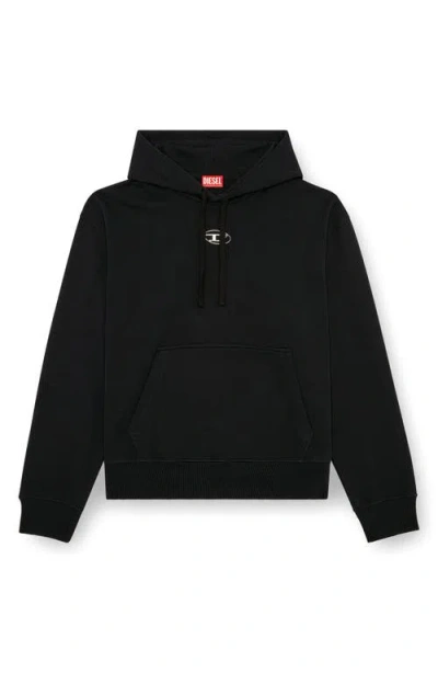 Diesel Sweatshirt With Logo And Hood In Black