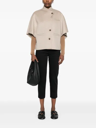Max Mara Cropped Trousers With Pockets And Loops