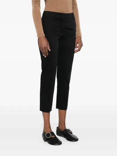 Max Mara Cropped Trousers With Pockets And Loops
