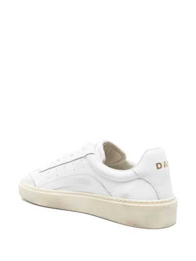 Dsquared2 Lace-up Low-top Sneakers In White