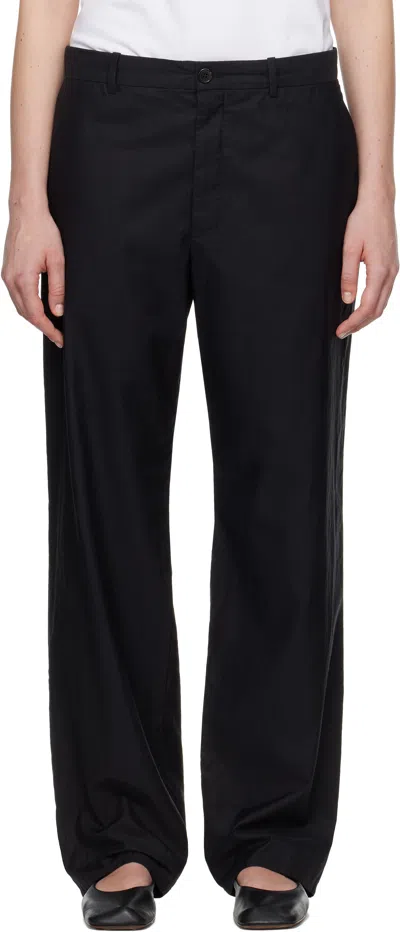 The Row Pocket Casual Pants In Black