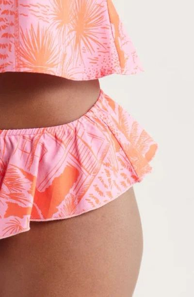 Kilo Brava Print Crop Camisole & Flutter Panties Set