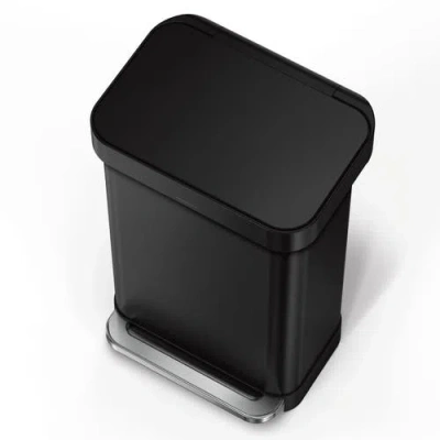 Simplehuman 45l Rectangular Liner Rim Step Trash Can