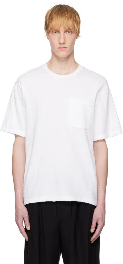The Row Boxy Cut Cotton T-shirt With Short Sleeves In White