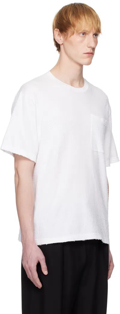 The Row Boxy Cut Cotton T-shirt With Short Sleeves In White