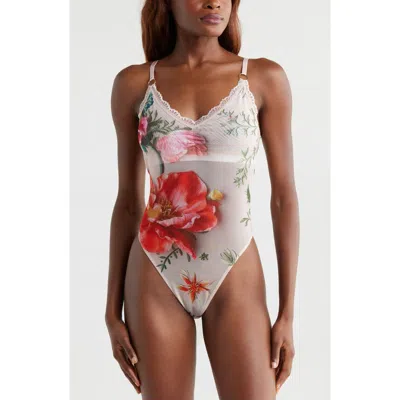 Kilo Brava Placement Print Shelf Bra Bodysuit