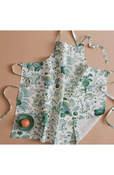 Matouk Print Linen Apron