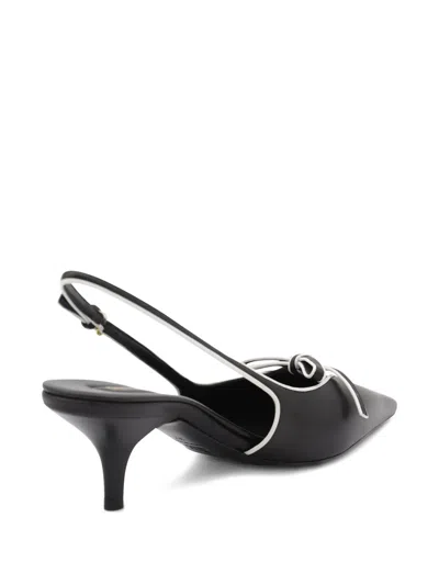 Miu Miu Nappa Leather Bow Slingback Pumps In Multi