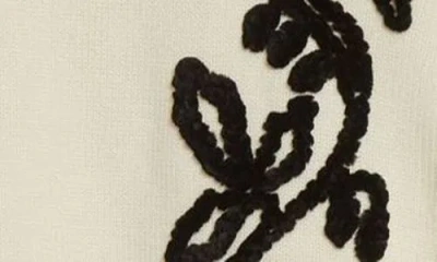 Jil Sander Embroidered Wool Jumper In Neutral