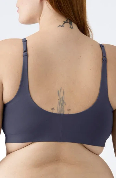 True & Co. True & Co Sof Form Wireless Bra In Blue