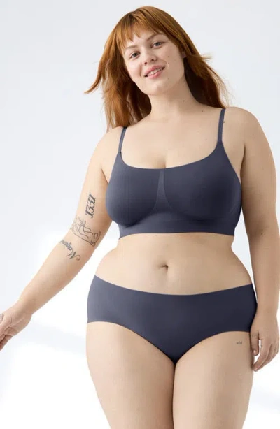 True & Co. True & Co Sof Form Wireless Bra In Blue