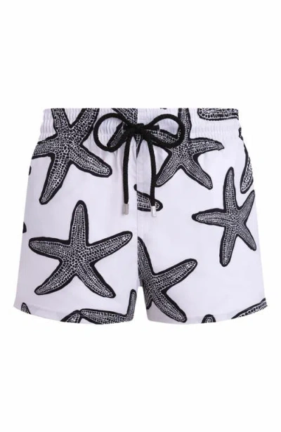 Vilebrequin Starlette Short Swim Shorts In White