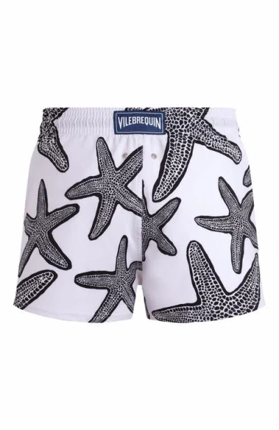 Vilebrequin Starlette Short Swim Shorts In White