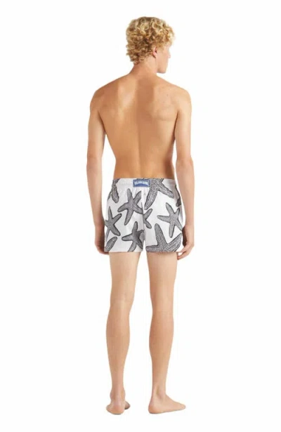 Vilebrequin Starlette Short Swim Shorts In White