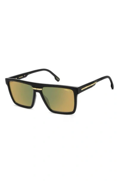 Carrera Eyewear Victory 58mm Rectangular Flat Top Sunglasses