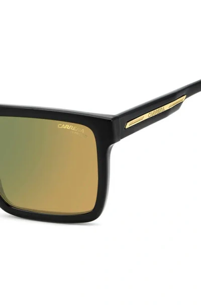 Carrera Eyewear Victory 58mm Rectangular Flat Top Sunglasses