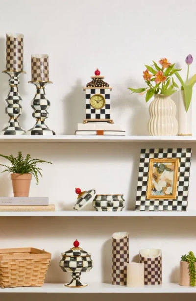 Mackenzie-childs Mackenzie Childs Courtly Check Enameled Steel 4 X 6-inch Picture Frame