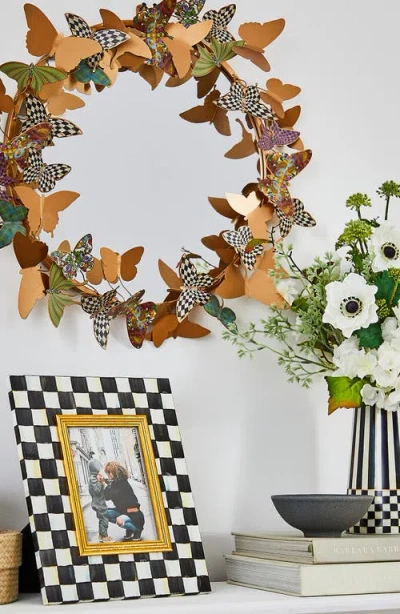 Mackenzie-childs Mackenzie Childs Courtly Check Enameled Steel 5 X 7-inch Picture Frame