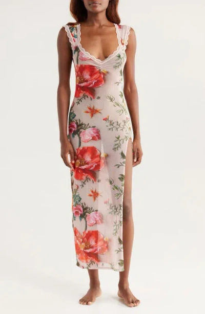 Kilo Brava Floral Mesh Maxi Slip